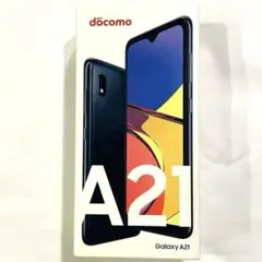 新品未使用　ジャンク品　Galaxy A21 SC-42A Black 本体のサムネイル