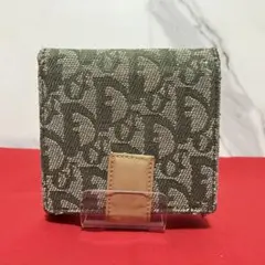 な*だ様 ✨美品✨ クリスチャンディオール トロッター 2つ折り財布 キャンバス