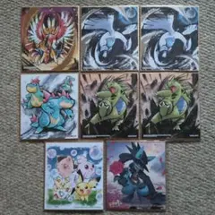 ポケモン色紙ART2他 8枚セット
