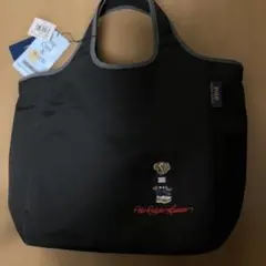 ラルフローレン 保温、保冷シンプル黒トートバッグ