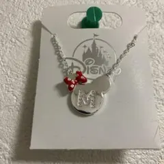 Disney ミニーマウス イニシャル M ネックレス