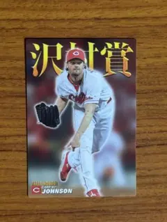 カルビー　2017 プロ野球チップス　広島　ジョンソン　T-23 沢村賞
