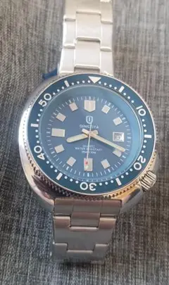 【新品】クオーツ時計 回転ベゼル デイト ステンレススチール メンズ