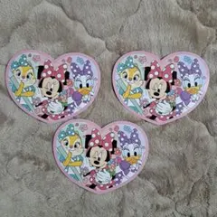 ナムコ　ミニー　デイジー　クラリス　ディズニー ハート型メッセージカード