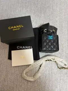 CHANELブラックキルティングチェーンショルダーミニバッグ ミニマトラッセ