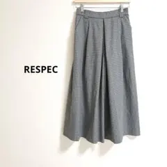 リスペック RESPEC ガウチョパンツ ワイド チェック柄　グラン山貴