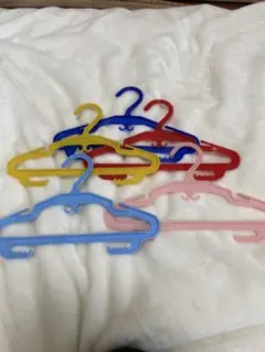 familiar ベビーハンガー 5本セット カラフル