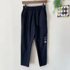 【アディダス】 トラックパンツ M テーパード 黒 スポーツ ジム