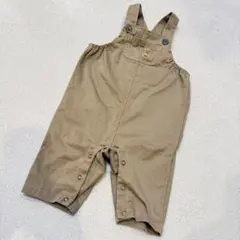 POLO ベージュ オーバーオール　80 サロペット