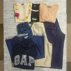 子供服まとめ売り140〜150くらい8点GAP・UNIQLO・千趣会など♡