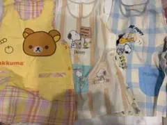 保育士　エプロン　3点セット