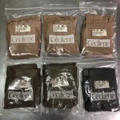 Cécilene ロングストッキング 6足セット(3色)