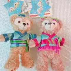 ダッフィー & シェリーメイ ぬいぐるみバッジ