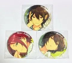 あんスタ 公式DEBUTBOOK 特典缶バッジ 朔間零 朔間凛月 衣更真緒 3点