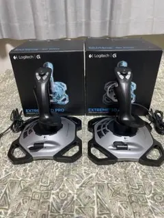 Logitech Extreme 3D Pro フライトスティック 2台