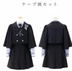 美品 heart e ハートイー リボン ドット 水玉 ケープ 2way コート 