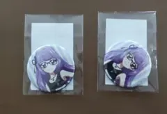 アイカツ！　缶バッジ　氷上スミレ　アイウェアコレクション　2個セット