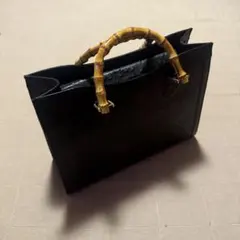 本革 オーストリッチ風ハンドバッグ