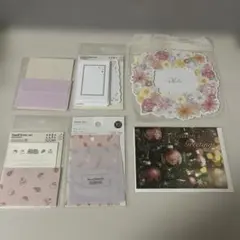 ミニレターセットとメッセージカード、色紙