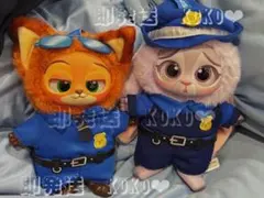 即発送‼️袋未開封✨minisoディズニーズートピア 警官ジュディ＆警官ニック2体