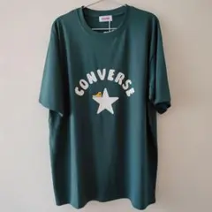CONVERSE 半袖Tシャツ ダークグリーン Mサイズのサムネイル