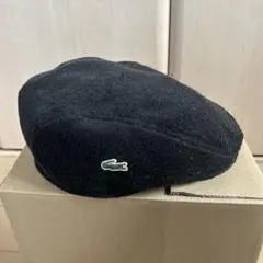 ラコステ　ハンチング帽子　黒　サイズ58cm