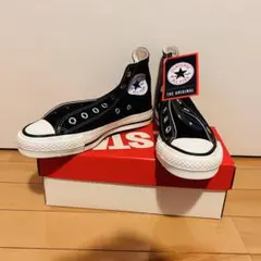 日本製 コンバースオールスターHI 黒 24.5cm MADE IN JAPAN
