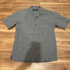 GREEN LABEL RELAXING 半袖シャツ グレー M チェック
