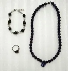 天然石 ネックレス ブレスレット 指輪 セット