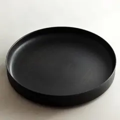 keura 黒塗 丸盆 菓子盆 漆器