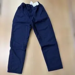 UNIQLO ストレッチウォームイージーパンツ 140 ネイビー