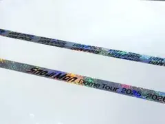 Snow Man Dome Tour 2025 ホログラム　銀テープ　1本