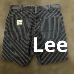 名品◎Lee ヒッコリー　ベイカーショーツ　ストライプ　日本製のサムネイル