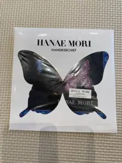 新品HANAE MORI　スカーフサイズ花柄ハンカチ　大判　レア