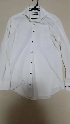 SUIT SELECT　4S メンズ 長袖ワイシャツ ホワイト M84