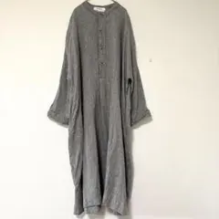 極美品 ヴェリテクール 完売リネンシャーリングブラウス ギンガム