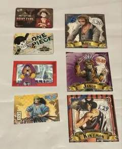 ONE PIECE 麦わらストア ポイントカード バースデーステッカー　等