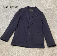 【NANO UNIVERSE】カジュアルテーラードジャケット ネイビー メンズ
