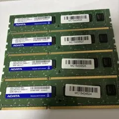 PC メモリーADATA DDＲ3 8Ｇ×4