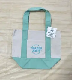 TRADER JOE’S パステルキャンバスミニトートバッグ