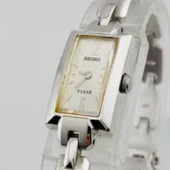 美品 電池交換済 SEIKO セイコー TISSE クォーツ 腕時計 スクエア