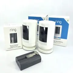 Ring Stick Up Cam Battery 2台 バッテリー 1台のサムネイル