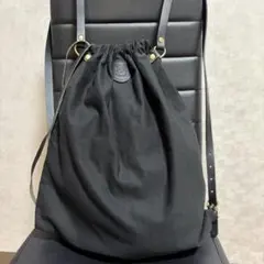 希少　イルビゾンテ ナップサック　ブラック×ブラックのサムネイル