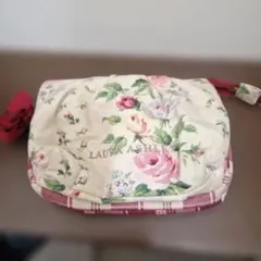 LAURA ASHLEY ポーチ 花柄 チェック柄のサムネイル