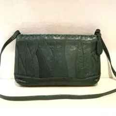 IBIZA　イビザ　 パッチワークレザーポーチ 美品 IBIZA ポーチパッチワーク マルチポーチ レザー ウール ツイード