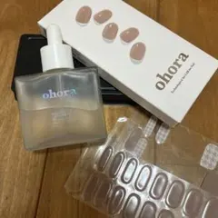 ohora ジェルネイルリムーバー　ネイルシール2種