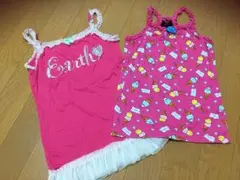 キャミソール130cm アースマジック2set  jenni