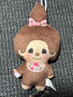 モンチッチ　お花柄ぬいぐるみチャーム　モンチッチぬいぐるみ　モンチッチマスコット