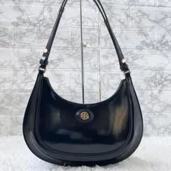 極美品✨ TORY BURCH ロビンソン スパッツォラート バッグ ブラックのサムネイル