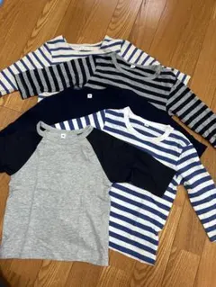 無印良品　90サイズ 5枚セット　長袖カットソー